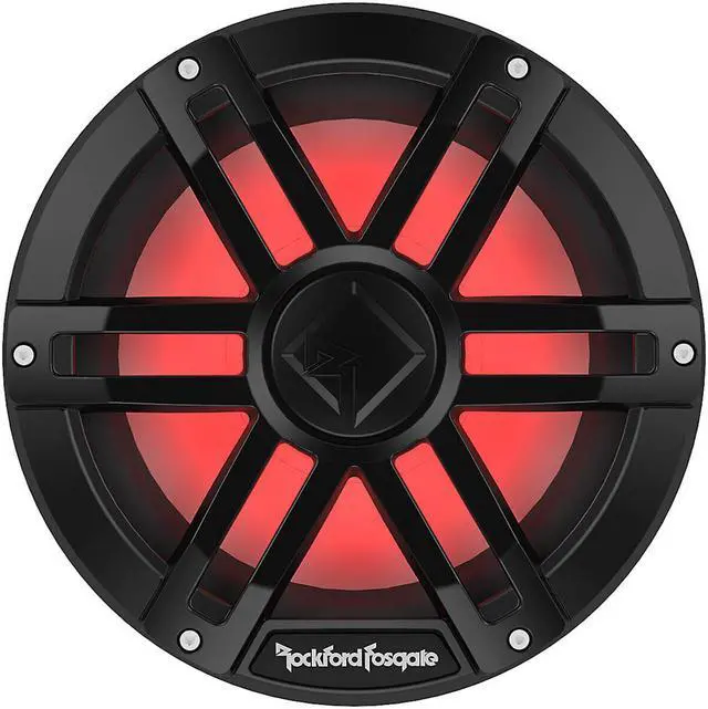 Alt view image 5 of 9 - Rockford Fosgate M1D2-10B 10'' Color Optix marine subwoofer, black grille
