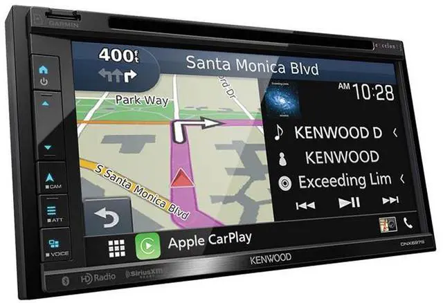 Alt view image 4 of 5 - Kenwood DNX697S 6.8 Inch Navigation DVD Receiver with Bluetooth & HD Radio