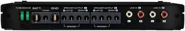 Alt view image 9 of 16 - Kenwood XR401-4 eXcelon 400-Watt 4-Channel Amplifier