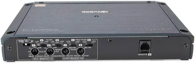 Alt view image 7 of 16 - Kenwood XR401-4 eXcelon 400-Watt 4-Channel Amplifier