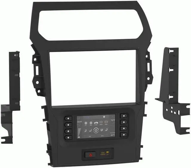 Alt view image 10 of 14 - Metra 108-FD8CH Dash Kit for Pioneer DMH-C5500NE for Ford Explorer 2011-2015