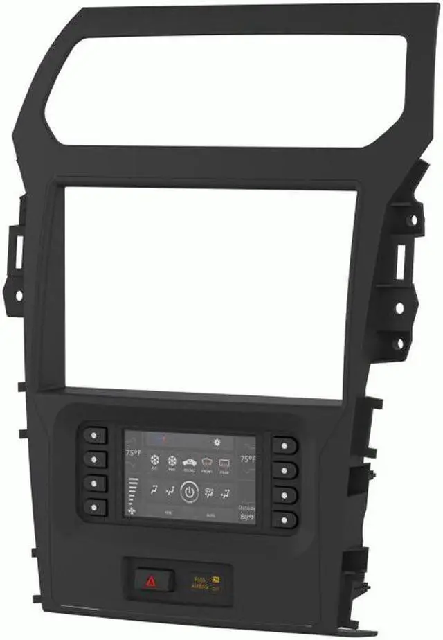 Alt view image 11 of 14 - Metra 108-FD8CH Dash Kit for Pioneer DMH-C5500NE for Ford Explorer 2011-2015