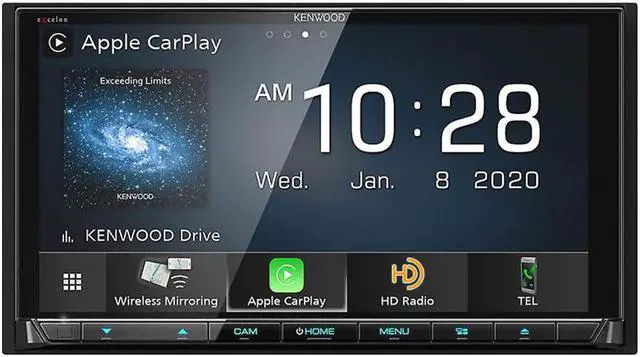 Main image of Kenwood Excelon DDX9907XR 6.8 Inch DVD Receiver with Bluetooth & HD Radio