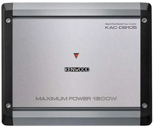 Main image of Kenwood D Series KAC-D8105 Class D 5-Channel 1600 Watt Max Power Amplifier
