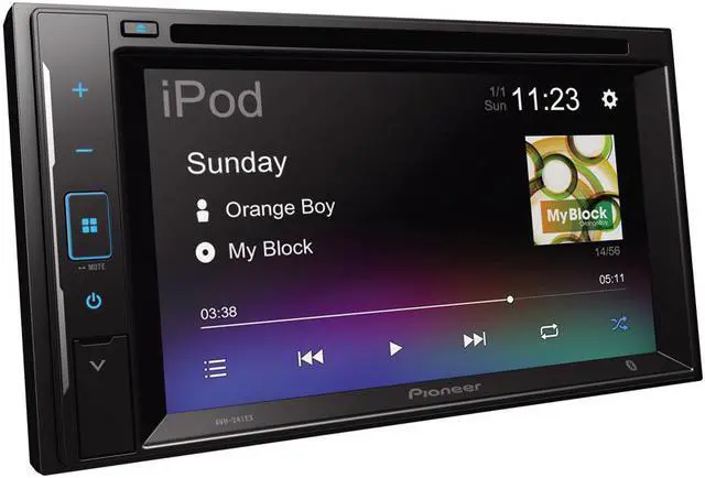Alt view image 2 of 11 - Pioneer AVH-240EX 6.2" Resistive Glass Touchscreen Bluetooth DVD Receiver