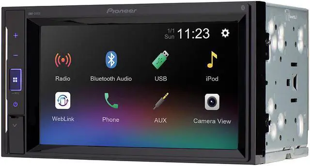 Alt view image 8 of 20 - Pioneer DMH241 6.2 inch Resistive Glass Touchscreen Digital Media Receiver
