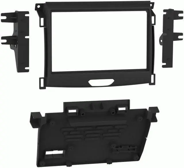 Alt view image 6 of 9 - Metra 108-FD9B Double DIN Dash Kit For Ford Ranger 2019 - Up Matte Black