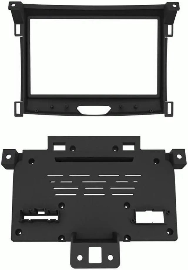 Alt view image 8 of 9 - Metra 108-FD9B Double DIN Dash Kit For Ford Ranger 2019 - Up Matte Black
