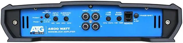 Alt view image 2 of 4 - ATG ATG4500.1D Class D 1 Channel Monoblock Amplifier with 4500 Watts Peak Power