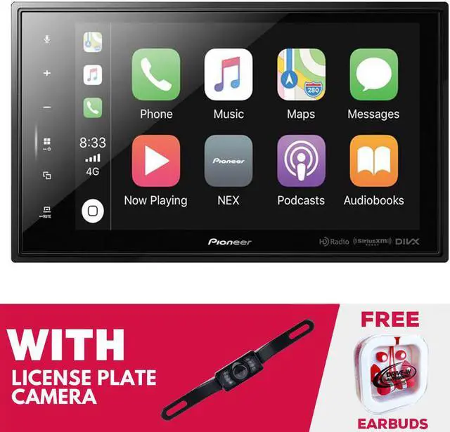 Main image of Pioneer DMH-C5500NEX 8.0" Multimedia Receiver with License Plate Camera