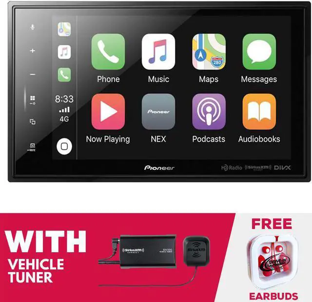 Main image of Pioneer DMH-C5500NEX 8.0" Multimedia Receiver with Satellite Radio Tuner