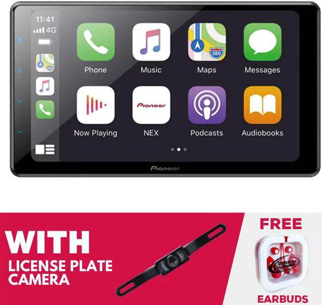 Main image of Pioneer DMH-WC6600NEX 1DIN 9" Modular Digital Media Receiver & License Plate Cam