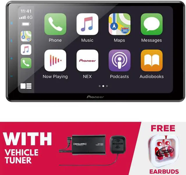 Main image of Pioneer DMH-WC6600NEX 1-DIN 9" Modular Digital Media Receiver & SiriusXM Tuner
