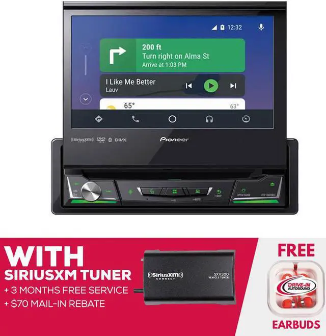 Main image of Pioneer AVH-3500NEX 6.8 Inch Multimedia DVD Receiver with SiriusXM Tuner