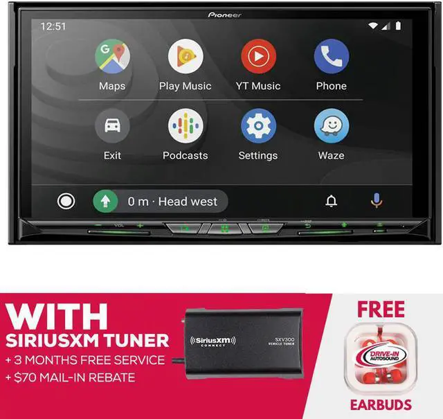 Main image of Pioneer AVIC-W8600NEX 7 Inch Multimedia Navigation Receiver with SiriusXM Tuner