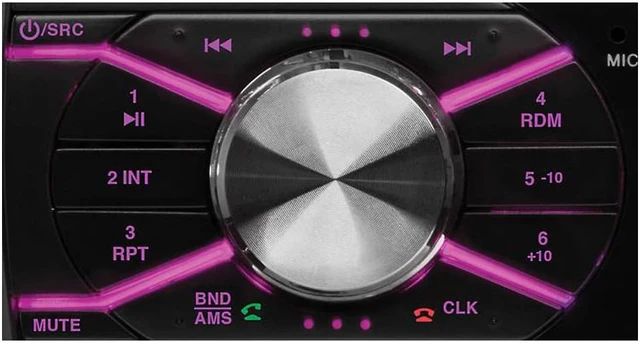 Alt view image 8 of 11 - Boss 460BRGB Single-DIN, MECH-LESS Multimedia Player (no CD/DVD) Detach Panel Bluetooth