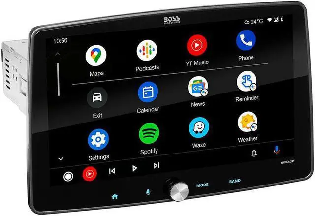Alt view image 3 of 7 - BOSS BE9ACP 9" Digital Multimedia Receiver (Does Not Play Discs) w/ Bluetooth