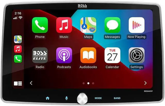 Alt view image 2 of 7 - BOSS BE9ACP 9" Digital Multimedia Receiver (Does Not Play Discs) w/ Bluetooth