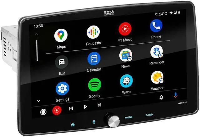 Alt view image 6 of 7 - BOSS BE9ACP 9" Digital Multimedia Receiver (Does Not Play Discs) w/ Bluetooth