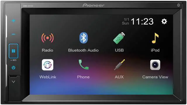 Alt view image 3 of 5 - Pioneer DMH-241EX 6.2 Inch Digital Media Receiver (Does Not Play Discs)