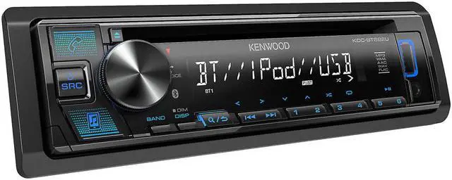 Alt view image 2 of 3 - Refurbished Kenwood KDC-BT282U CD Receiver with Bluetooth & 204 Segment 1 Line Text Display