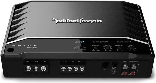 Alt view image 16 of 20 - Rockford Fosgate R2-750X1 Prime 750W RCA Full Range Class D Mono Amplifier