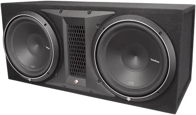 Alt view image 10 of 13 - Rockford Fosgate Punch P1-2X12 12" 1000W Dual Loaded Subwoofer Sub & Enclosure