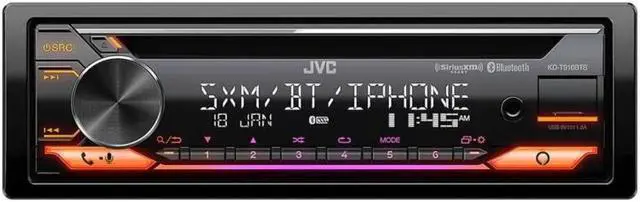 Alt view image 9 of 13 - JVC KD-T910BTS - CD Receiver featuring Bluetooth, Front USB, AUX, Amazon Alexa, SirusXM Ready