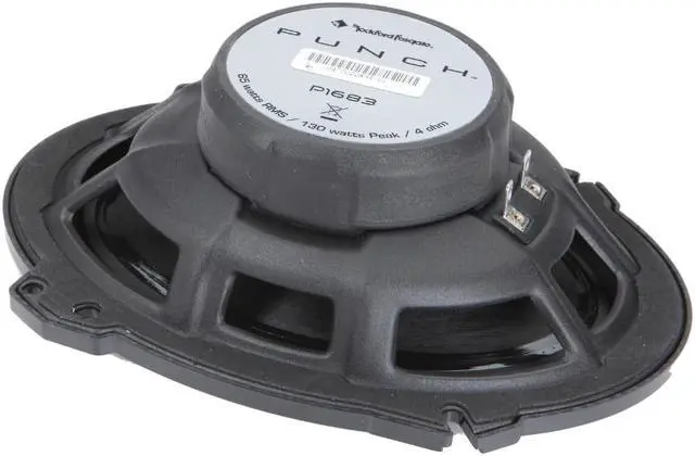 Alt view image 2 of 10 - Rockford Fosgate P1683 Punch Series Coaxial Car Speaker 3 way 6 X 8"