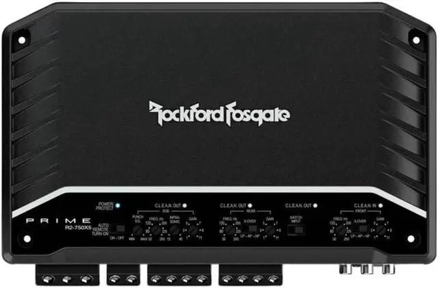 Alt view image 2 of 17 - Rockford Fosgate R2-750X5 Prime Series 5-channel car amplifier  50W RMS x 4