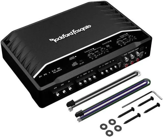 Alt view image 8 of 8 - Rockford Fosgate R2-300X4 Prime Series 4-channel car amplifier - 50W RMS x 4