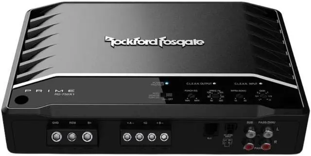 Alt view image 9 of 20 - Rockford Fosgate R2-750X1 Prime 750W RCA Full Range Class D Mono Amplifier