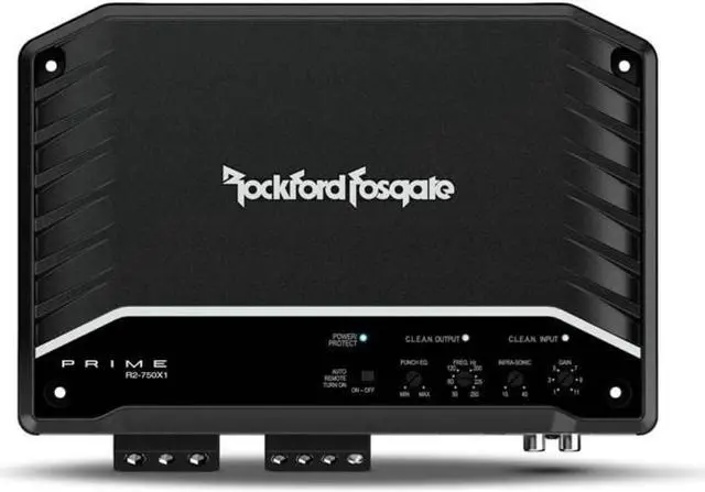 Alt view image 11 of 20 - Rockford Fosgate R2-750X1 Prime 750W RCA Full Range Class D Mono Amplifier
