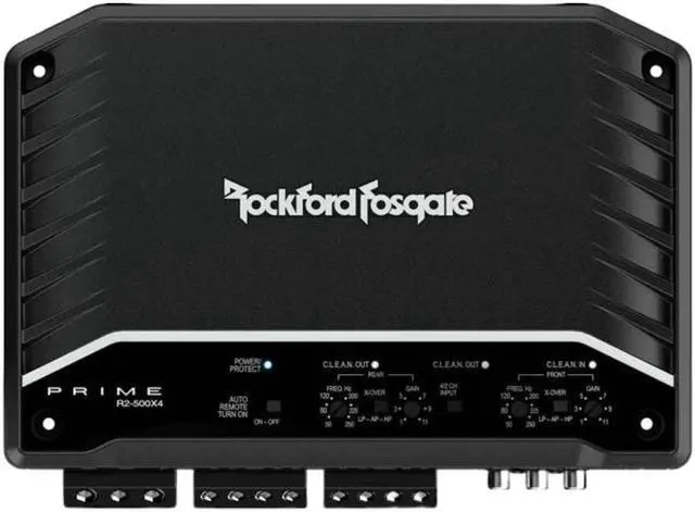 Alt view image 11 of 16 - Rockford Fosgate R2-500X4 Prime Series 4-channel car amplifier  75W RMS x 4