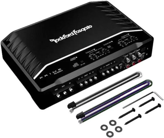 Alt view image 12 of 16 - Rockford Fosgate R2-500X4 Prime Series 4-channel car amplifier  75W RMS x 4