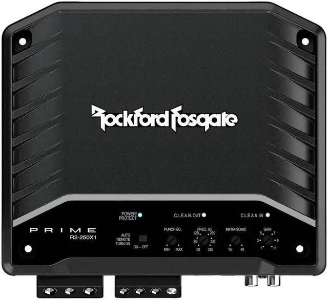 Alt view image 7 of 10 - Rockford Fosgate R2-250X1 Prime Series mono subwoofer amplifier  250W RMS