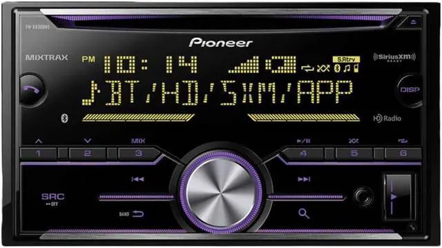 Alt view image 6 of 14 - Pioneer 2-Din CD Receiver w/ ARC App, Bluetooth, HD Radio & SiriusXM-Ready