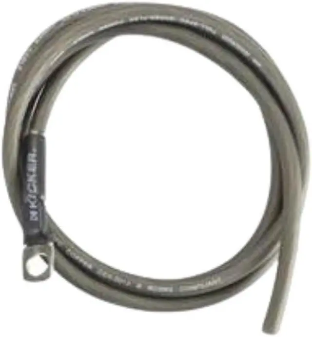 Alt view image 2 of 6 - Kicker 46CK8 Complete 8AWG Amp Wiring Kit with 2-CH Patch Cable and Speaker Wire