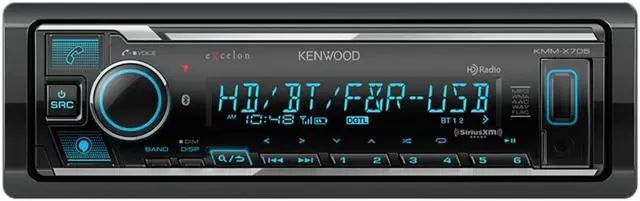 Alt view image 4 of 7 - Kenwood eXcelon KMMX705 Audio Receiver with Bluetooth And Alexa