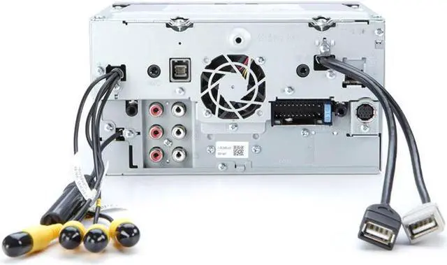 Alt view image 4 of 5 - JVC KW-V960BW 6.8" DVD Receiver & Apple CarPlay/Android Auto w/ Bullet Camera