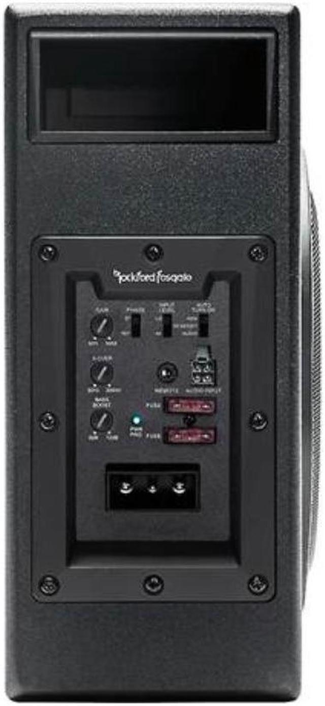 Alt view image 6 of 17 - Rockford Fosgate P300-8P Punch 8" 300W Powered Ported Subwoofer Enclosure System