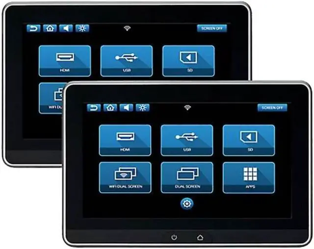 Main image of Audiovoxx AMAVXSB10UHD2 Dual 10.1" Rear-Seat Entertainment System w/ DVD Player