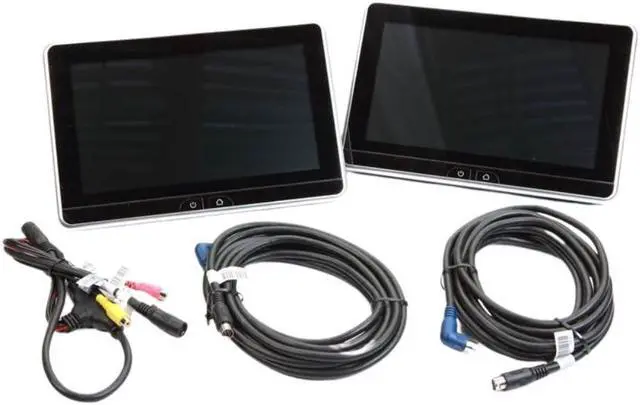 Alt view image 4 of 4 - Audiovoxx AMAVXSB10UHD2 Dual 10.1" Rear-Seat Entertainment System w/ DVD Player