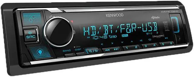 Alt view image 8 of 11 - Kenwood KMM-BT732HD Digital Media Receiver w/Bluetooth & HD Radio