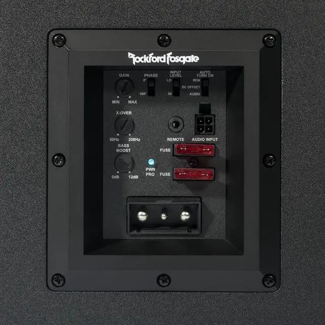 Alt view image 5 of 8 - Rockford Fosgate P300-10 300W RMS Single 10" Amplified Subwoofer Enclosure