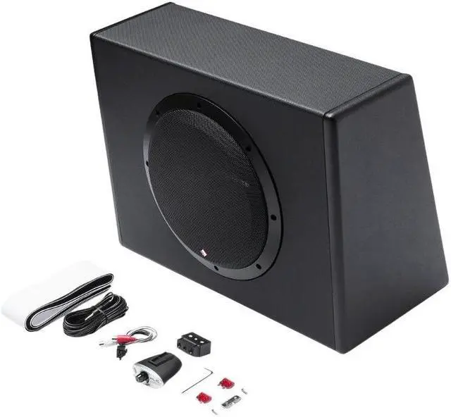 Alt view image 7 of 8 - Rockford Fosgate P300-10 300W RMS Single 10" Amplified Subwoofer Enclosure