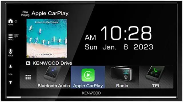 Alt view image 15 of 16 - KENWOOD DMX8709S 6.8-Inch Capacitive Touch Screen, Car Stereo, Wireless CarPlay and Android Auto, Bluetooth, AM/FM Radio, MP3 Player, USB Port, Double DIN, 13-Band EQ, SiriusXM