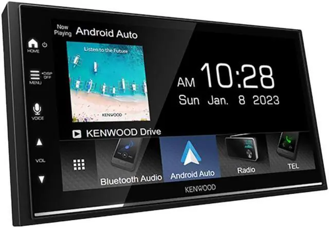 Alt view image 16 of 16 - KENWOOD DMX8709S 6.8-Inch Capacitive Touch Screen, Car Stereo, Wireless CarPlay and Android Auto, Bluetooth, AM/FM Radio, MP3 Player, USB Port, Double DIN, 13-Band EQ, SiriusXM