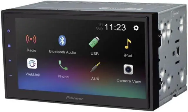 Alt view image 5 of 5 - Pioneer DMH-342EX 6.8" Digital Multimedia Receiver with License Plate Camera