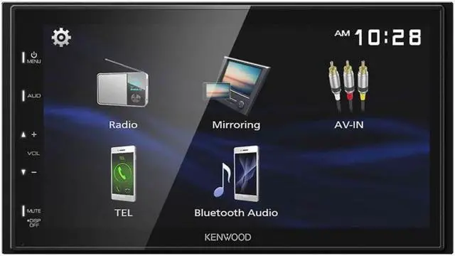 Alt view image 4 of 6 - Kenwood DMX129 6.8 inch Digital Multimedia Receiver with Bluetooth